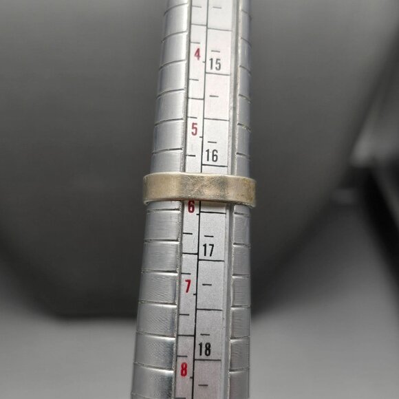 VTG Taxco Sterling Silver Marquise Dome Ring Size 6 TM-156 Rope Accent 8.04g - Picture 10 of 14